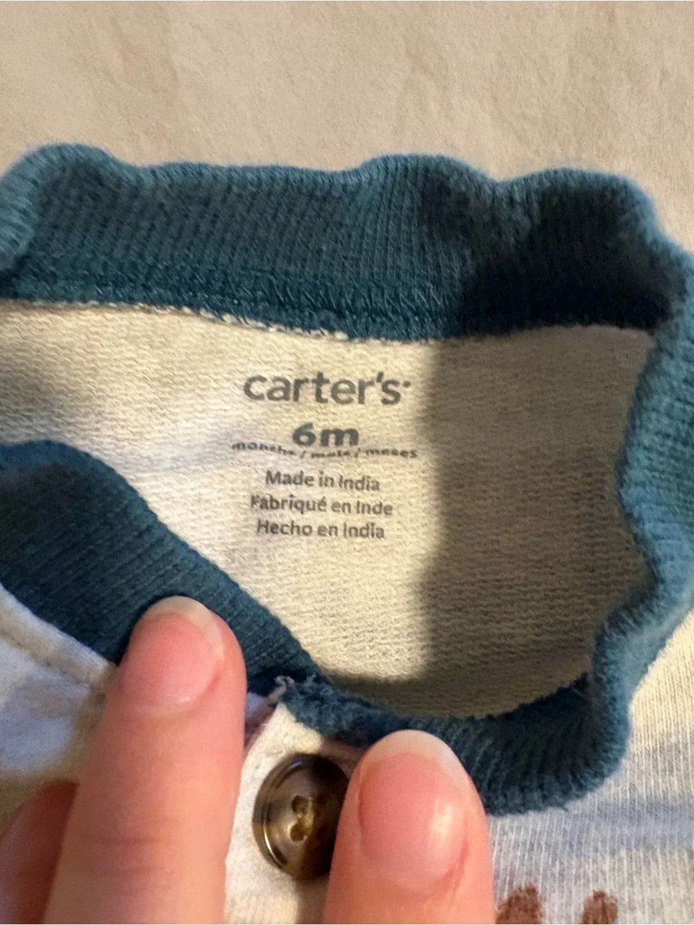 Carter's 6M Dog & Fox Long Sleeve Snap Jumpsuit Bundle